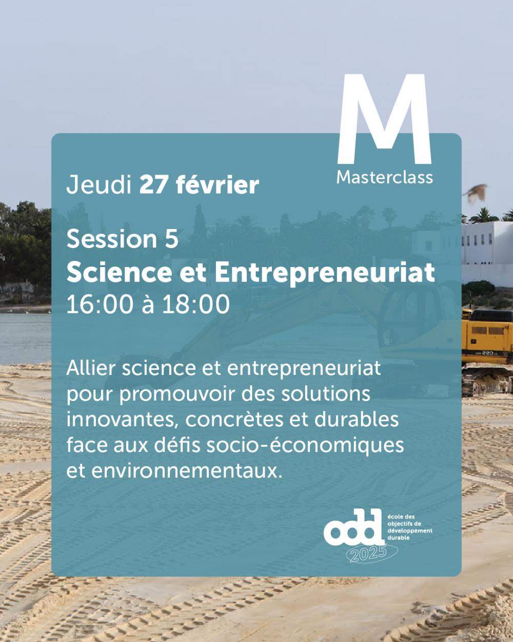 Formation digitale - Session 5 : Science et Entrepreneuriat