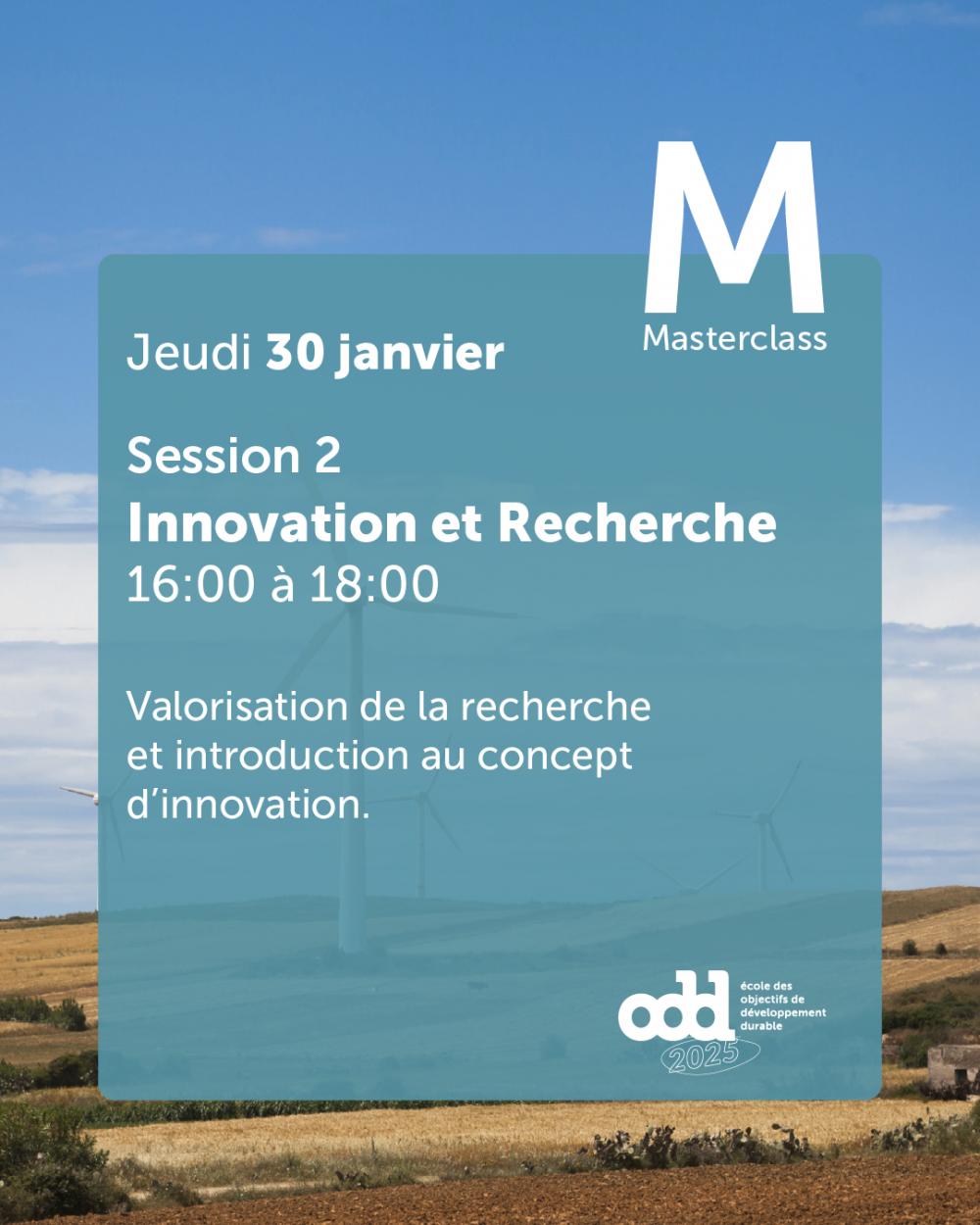 Formation digitale - Session 2 : Innovation et Recherche